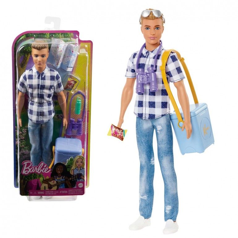 Лялька Барбі Кен Кемпінг Barbie It Takes Two Ken Camping Doll HHR66