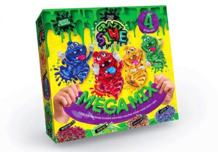Набір для проведення дослідів Crazy Slime MEGA MIX 4в1 SLM-03-01U