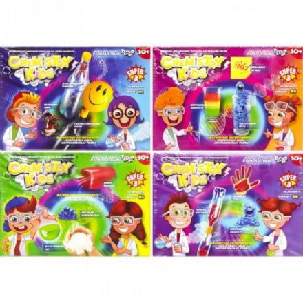 'Набор для проведения опытов ''CHEMISTRY KIDS'' CHK-01,02,03,04 (4 вида) ''ДАНКО ТОЙС'''