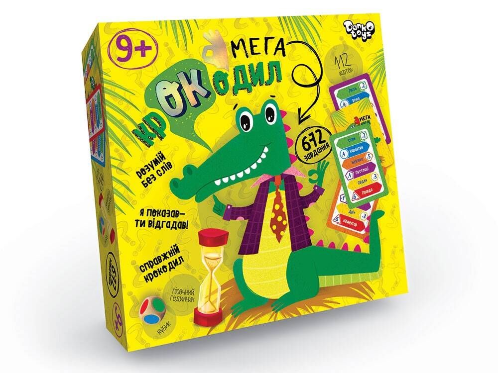 Настільна гра-вікторина "Мега-крокодил" CROC-03-01U