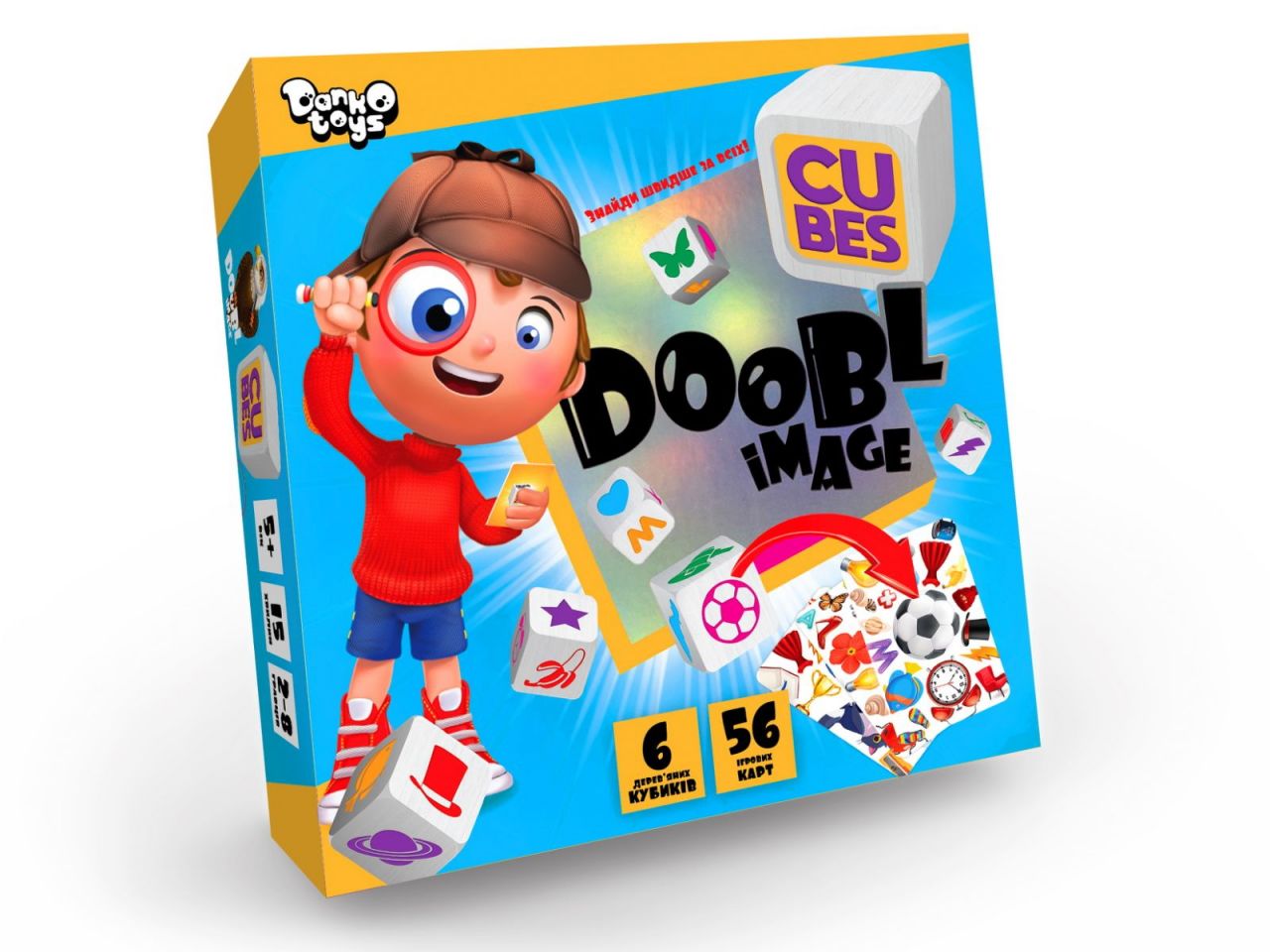 Гра настільна розважальна "Doobl Image Cubes" DBI-04-01U