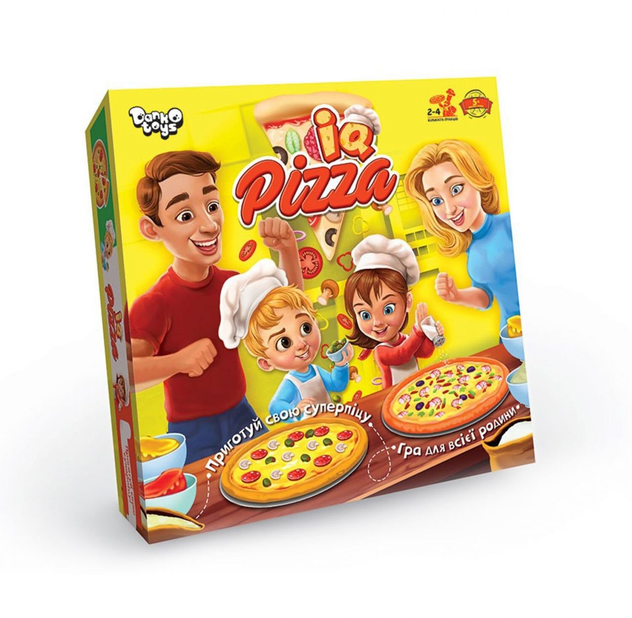 'Настольная развлекательная игра ''IQ Pizza'' (УКР) G-IP-01U ''Danko Toys'', в коробке'