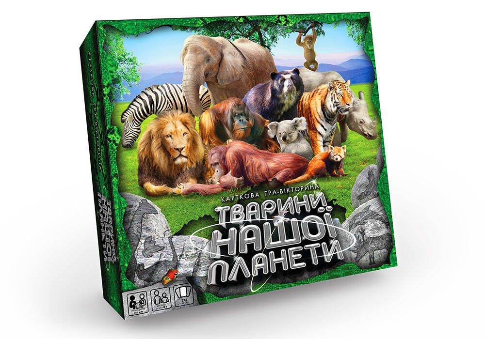Гра наст. велика "Тварини нашої планети 2" G-JNP-01U