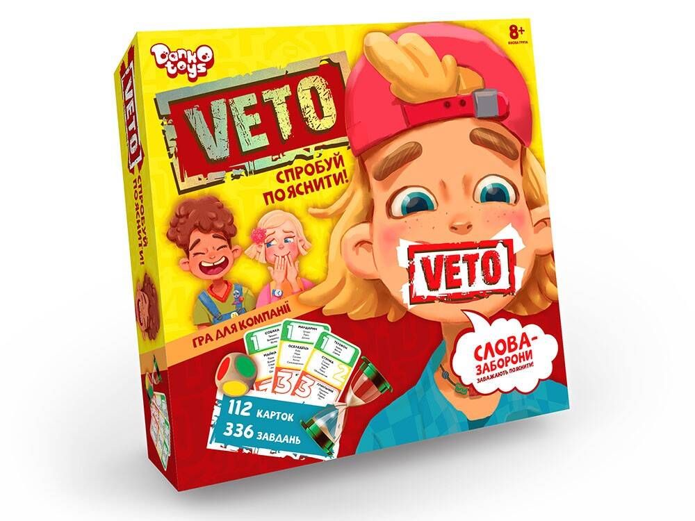 Гра настільна, розважальна "VETO" VETO-01-01U