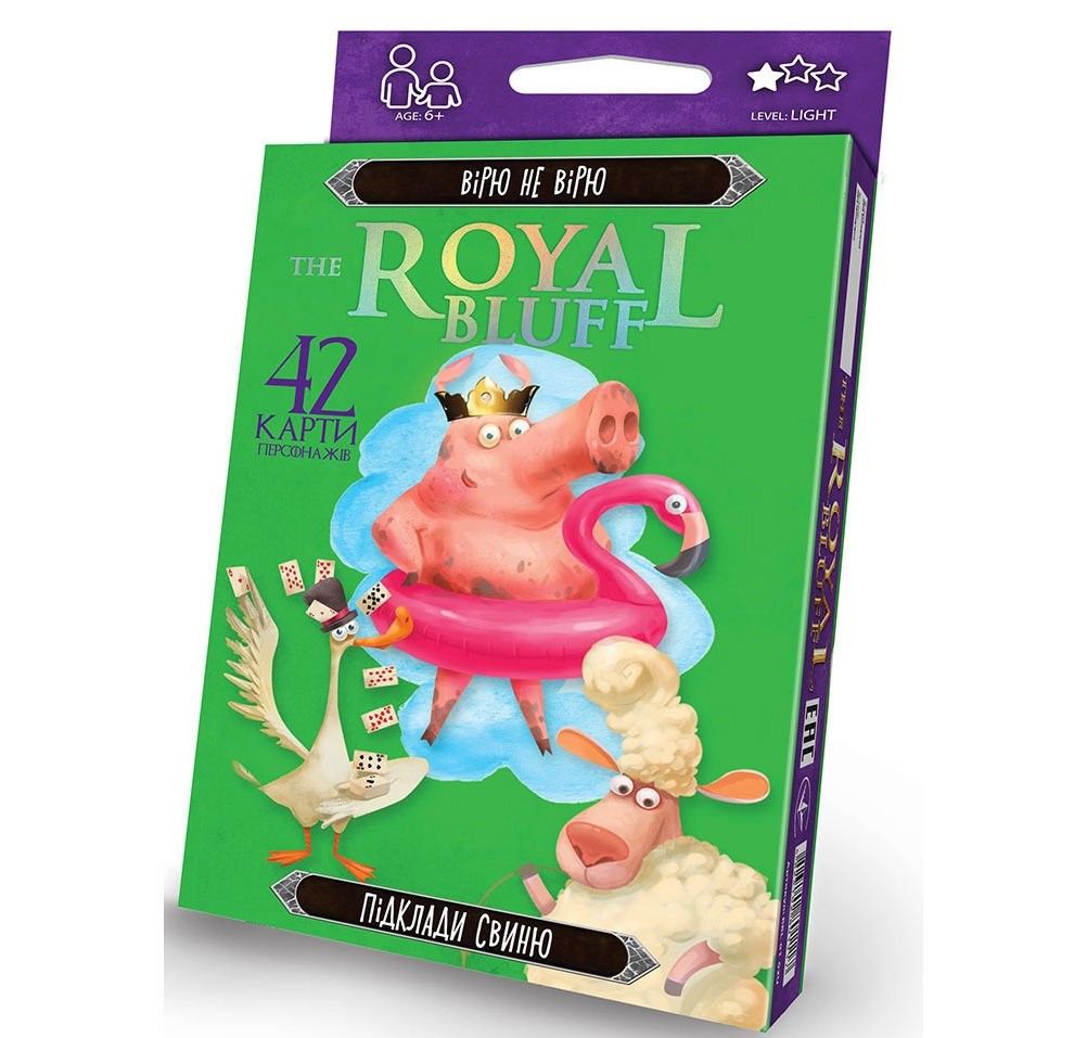 Карточная игра ''The royal bluff'' Верю Не Верю RBL-01-01U