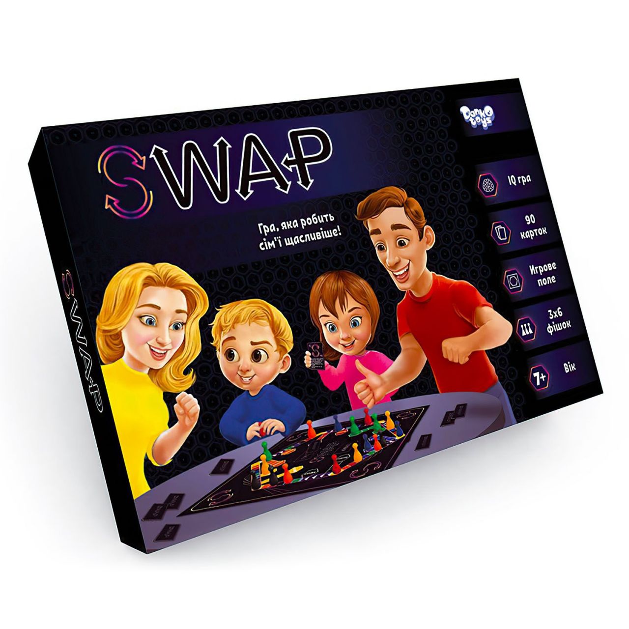 'Настільна розважальна гра ''Swap'' укр G-Swap-01-01U'
