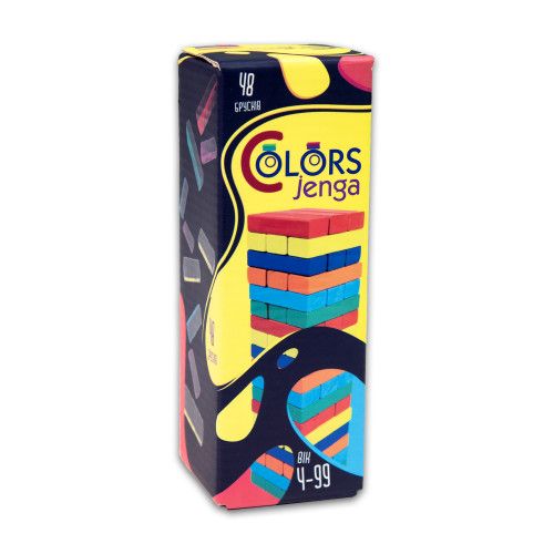 'Настольная игра Strateg Дженга ''Colors Jenga'' 48 брусков (30717)'