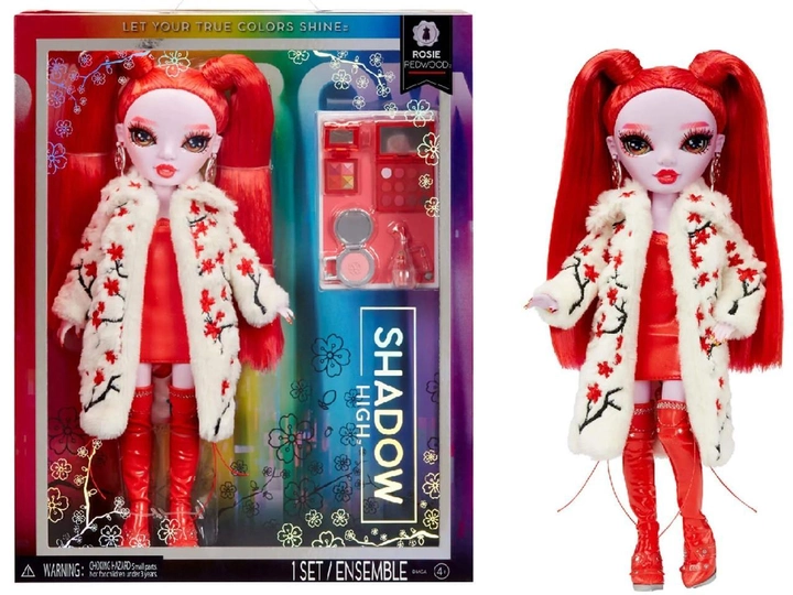 Лялька Рейнбоу Хай Шедоу Хай Розі Редвуд Rainbow High Shadow Rosie Redwood Doll S3 592792