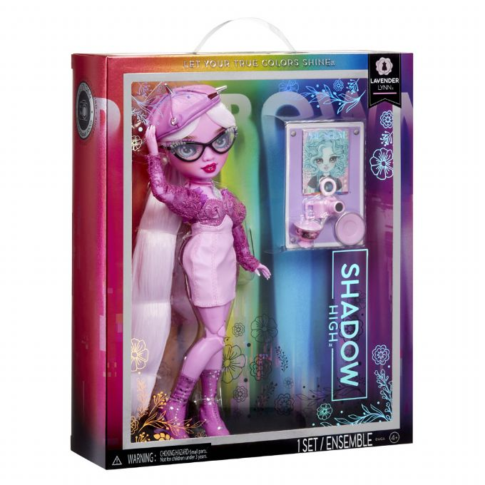 Лялька шарнірна Рейнбоу Хай Лаванда Лінн із серії Шедоу Rainbow High Lavender 592815