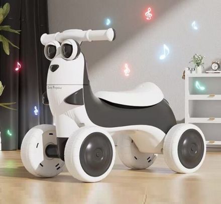 Велобіг JOY 4-х колісний SL-30048 (1) колеса PU, рама пластик, пісні, УКРАЇНСЬКЕ ОЗВУЧУВАННЯ, підсвічування, сидіння 20х11 см