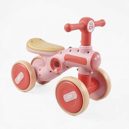 Велобіг 4-х колісний JOY TL-89-367 колеса 6’’ PU, рама пластикова, АНГЛІЙСЬКЕ ОЗВУЧУВАННЯ та підсвічування, 