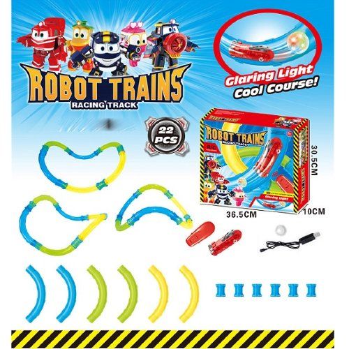 Трек в трубе Speed pipes на радио управлении Robot trains HC221528