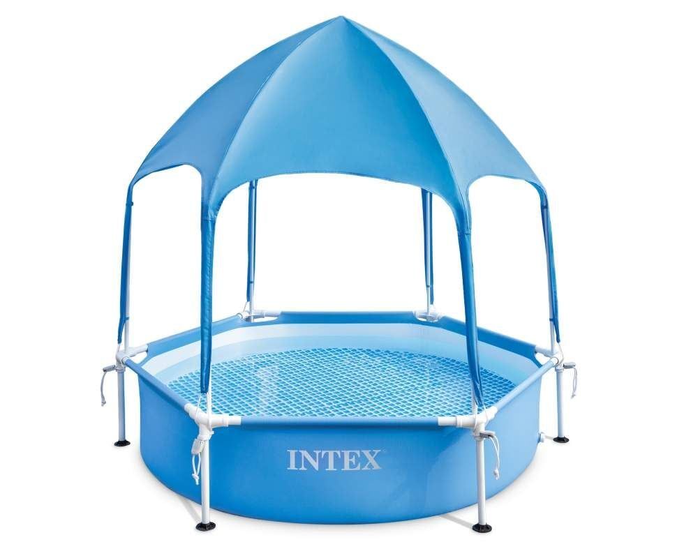 Intex Басейн каркасний 28209 NP (1) 183x38см, CANOPY METAL FRAME POOL