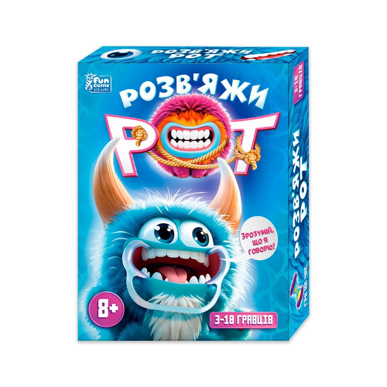 Настільна гра "Розв'яжи рот" 24835 (12/2) "4FUN Game Club", 200 карток, пісочний годинник