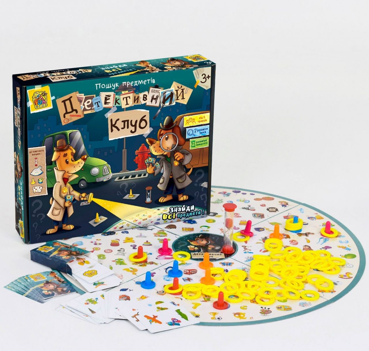 Настільна гра "Детективний клуб" 54054 (12/2) "4FUN Game Club"