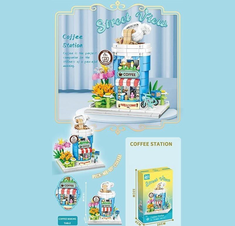 Конструктор 88091 (24) "Куточок з напоями", 552 дет