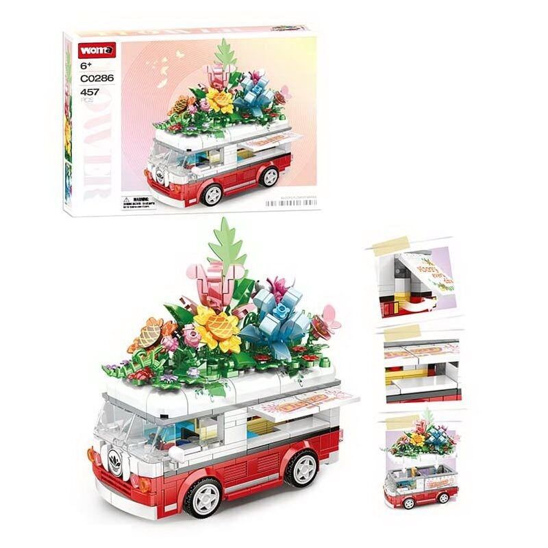 Конструктор C 0286 (18) “Фургончик”, 457 деталей