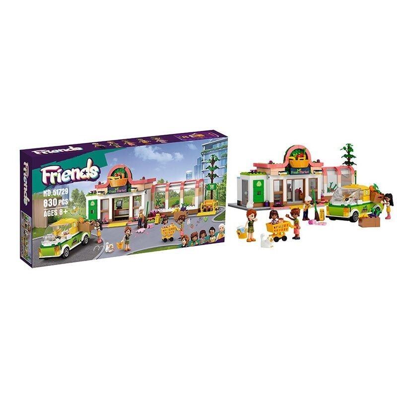 Конструктор 51729 (18) 830 деталей, гумові шини
