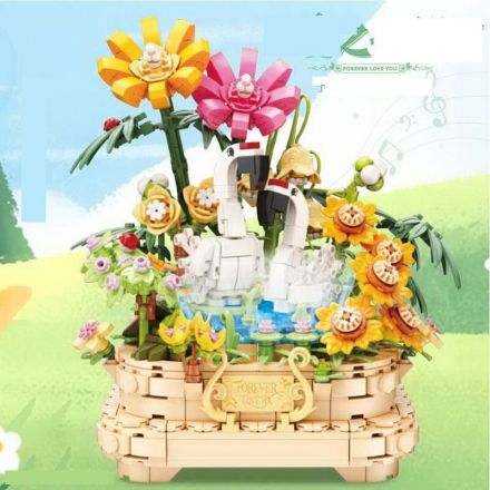 Конструктор KD 99008 (12) 868 деталей, мелодія, заводний механізм, підсвічування