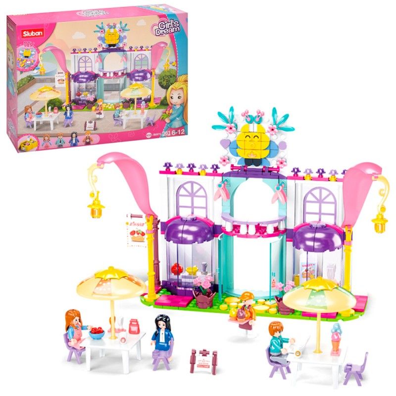 Конструктор SLUBAN M38-B0972 "Girls Dream": Кафе, 358 дет