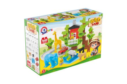 Конструктор Wild Lend 160дет., в кор. 37,4*25*13,7см, ТМ Технок, 1119