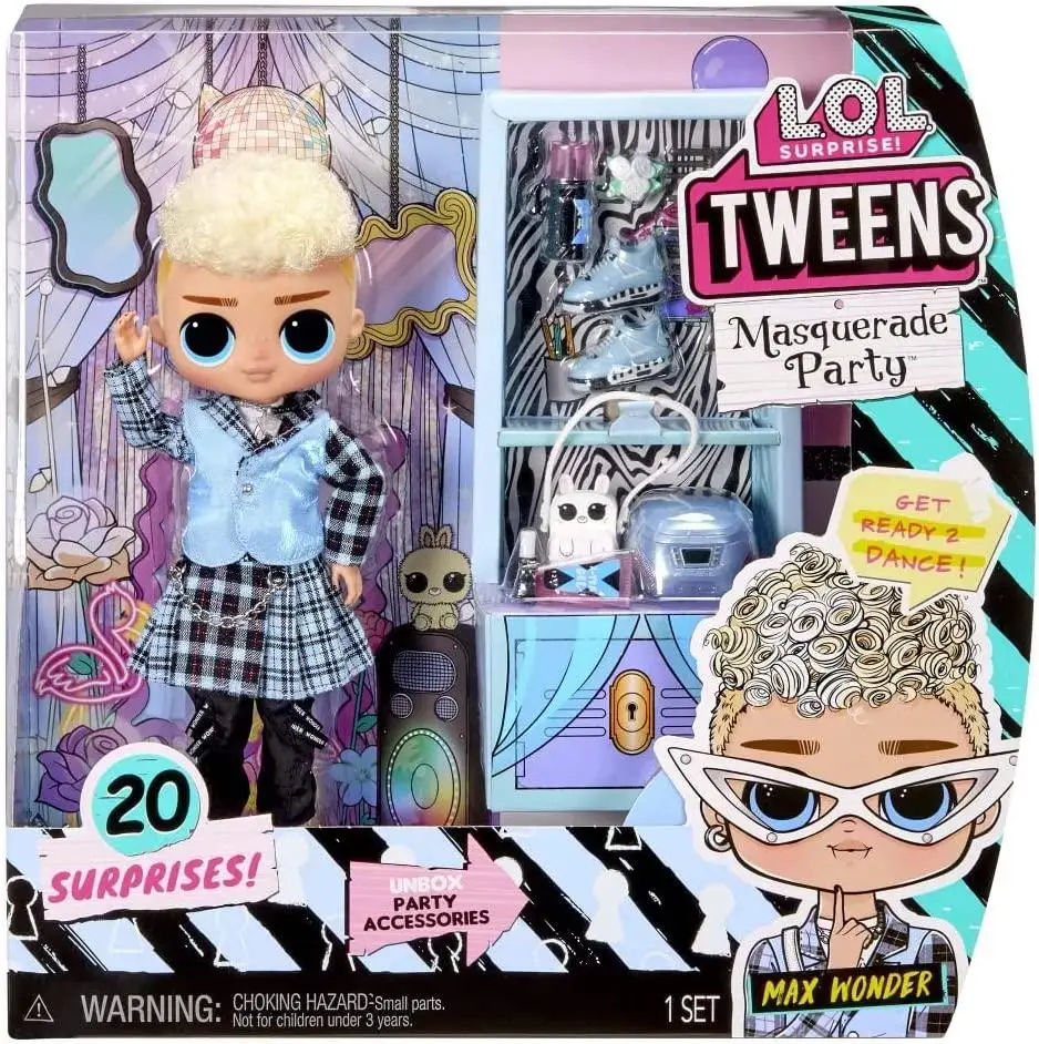Ігровий набір із лялькою LOL Surprise Tweens Masquerade Party Max Wonder Макс Вондер 584131