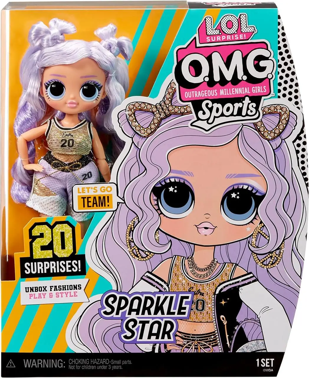 Ігровий набір L.O.L. Surprise! СПАРКЛ СТАР SPORTS SPARKLE STAR 584230