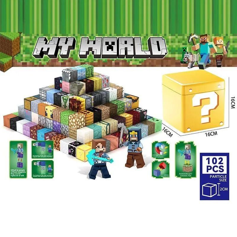 Магнітний конструктор 83003-1 (24) 102 дет
