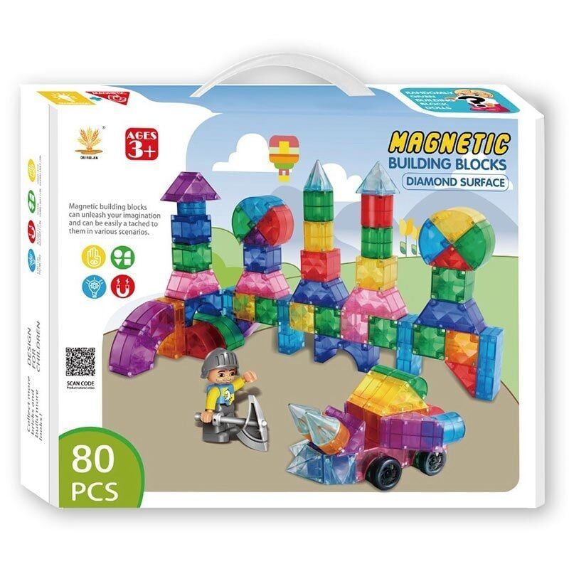 Магнітний конструктор 8533 C (20) 80 деталей