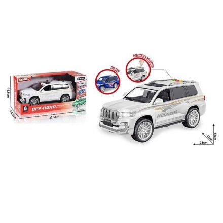 Джип 98059 C (24) інерція, звуки, підсвічування, масштаб 1:18, відкриваються дверцята