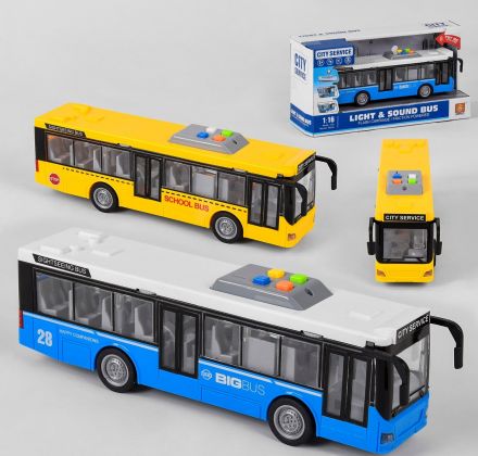 Автобус WY 910 AB (24) 2 види, інерція, світло, звук