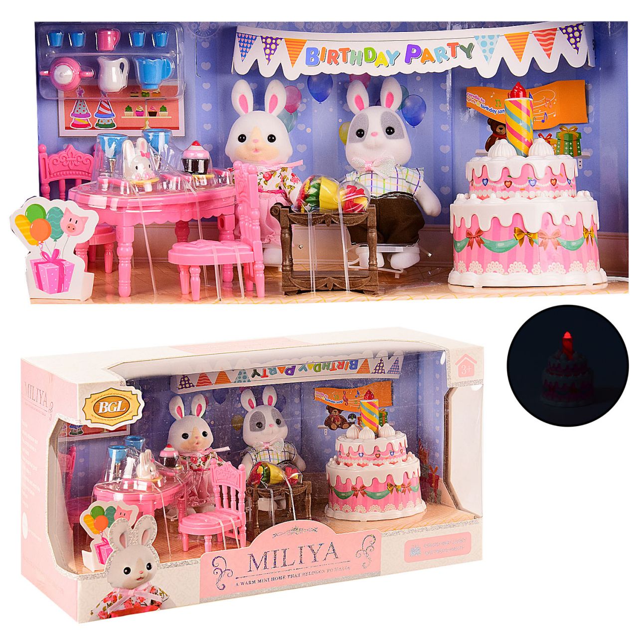 Игрушечный набор с флоксом. животными арт. 55003