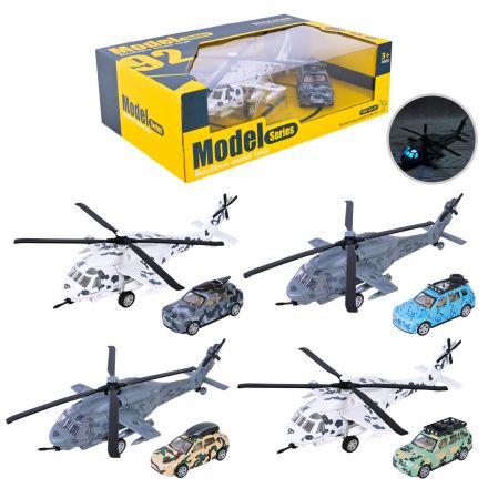 Набір мет..транспорту арт. 339-1 (48шт/2) 1:43, 4 види, світло