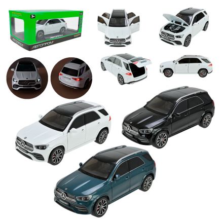 Машина мет. АВТОПРОМ арт. AP7708 (12шт/2)1:24, 3 кольори, батар, світ., звук, двері відкр