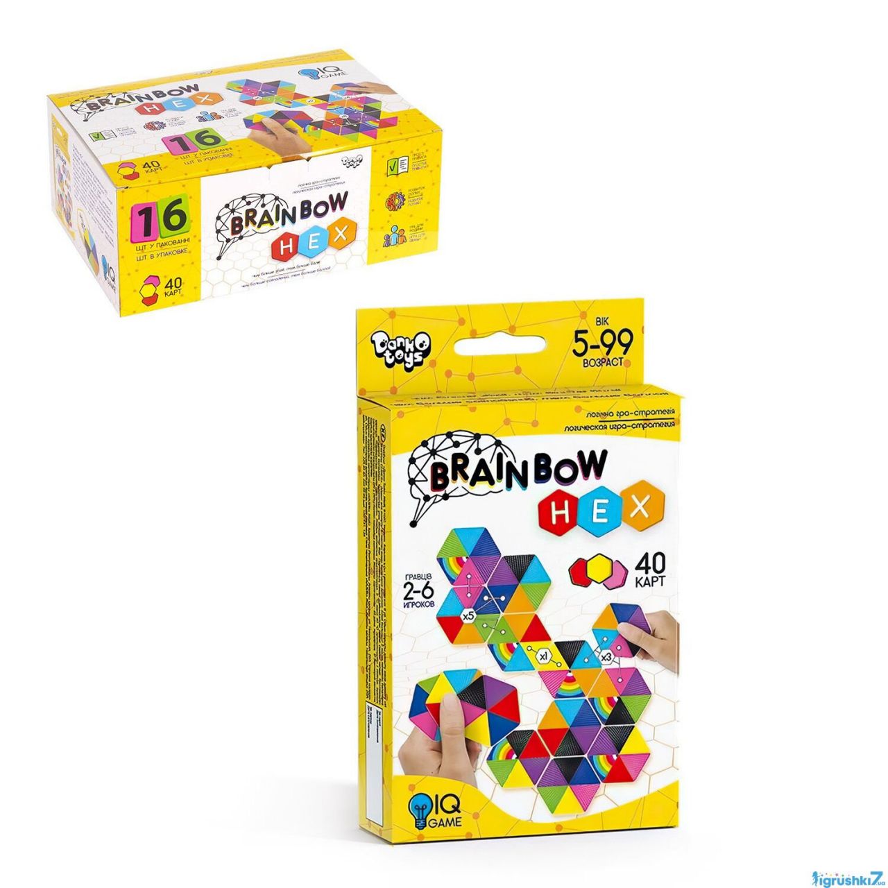 'гр Настольная развлекательная игра ''Brainbow HEX'' G-BRH-01-01 (32) ''Danko Toys'''