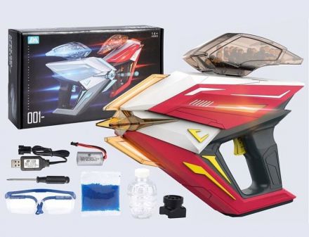 Пістолет 662-1 (24) акумулятор 7,4 V, підсвічування, стріляє орбізами, захисні окуляри, 2 магазини