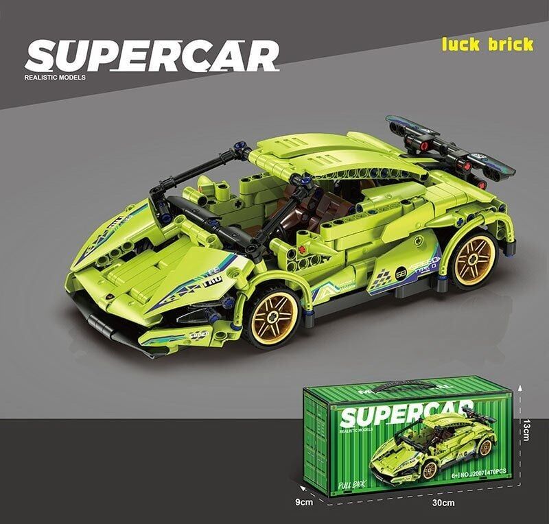 Конструктор J 2007 C (36/2) “Автомобіль”, 470 елементів, масштаб 1:18