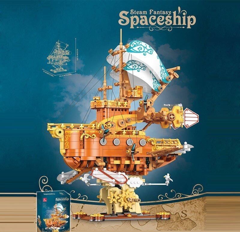 Конструктор JJ 9176 (6) “Корабель”, 1864 елементи