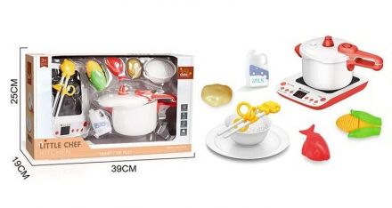 Плитка з посудкою BC 9008 (16/2) 9 елементів, підсвічування, звуки, продукти на липучках