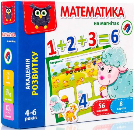 Математика на магнітах, українська VT5411-04