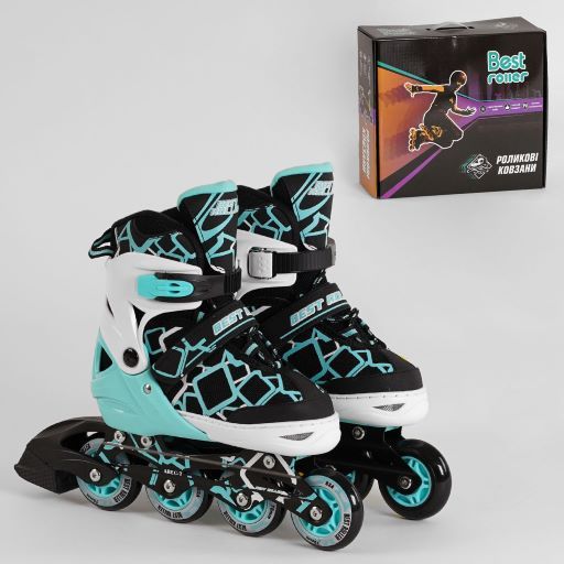 Ролики 4414-М Best Roller /размер 35-38/БИРЮЗОВЫЙ