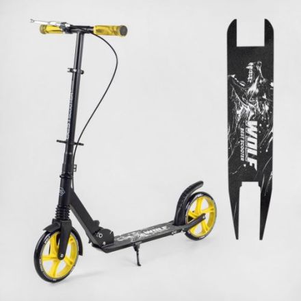 Самокат двухколесный 10728 ''Best Scooter'' ''WOLF'' колеса PU 20 см