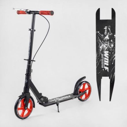 Самокат двухколесный 18342 ''Best Scooter'' ''WOLF'' колеса PU 20 см