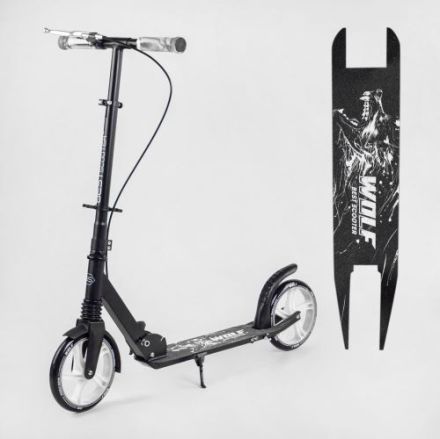 Самокат двухколесный 17025 ''Best Scooter'' ''WOLF'' колеса PU 20 см