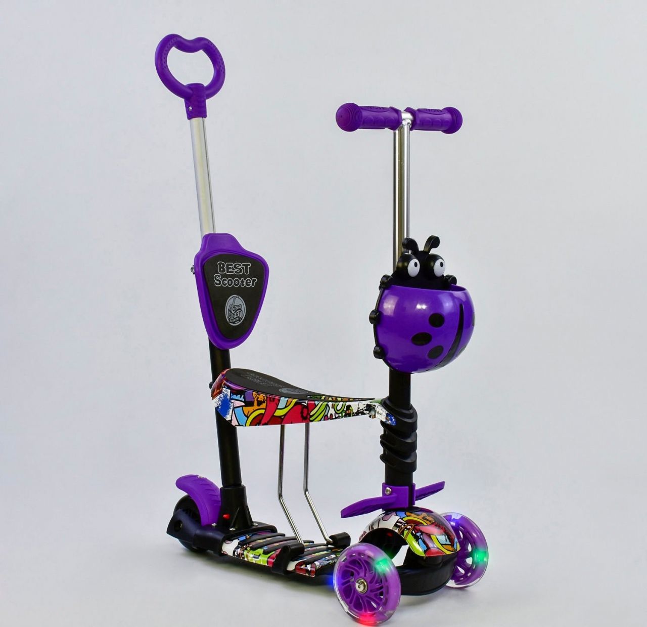Трехколесный самокат 5в1 13400 Best Scooter
