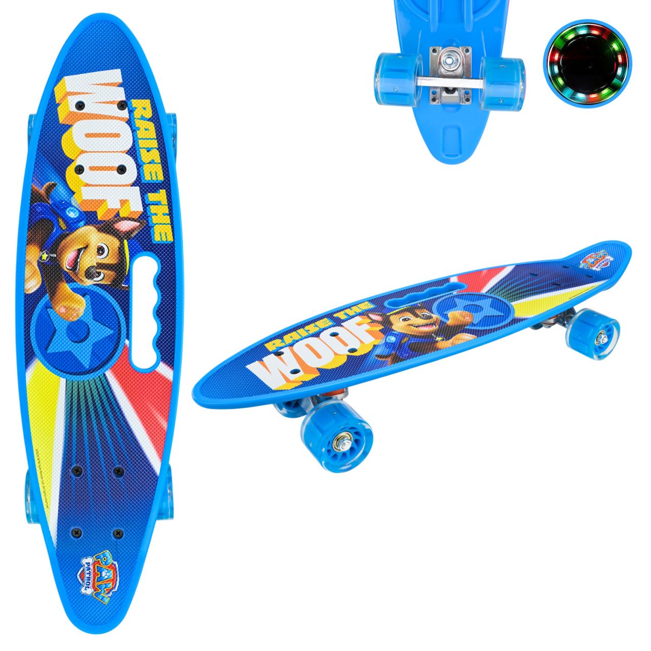 Пенні борд арт. PP2502 (8шт) Paw Patrol 60*17 см, колеса PU світло