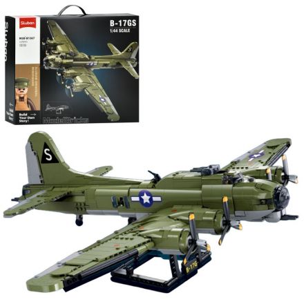 Конструктор SLUBAN M38-B1367 військовий літак, 1:44, фігурки, 1270дет
