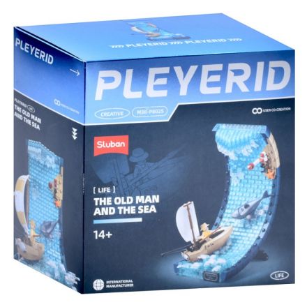 Конструктор SLUBAN M38-P8025 старий і море, фігурка, човен, акула