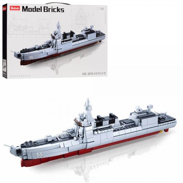 Конструктор SLUBAN M38-B0700 військовий корабель