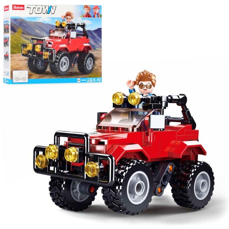 Конструктор SLUBAN M38-B0902 "Town": Джип, 135 дет